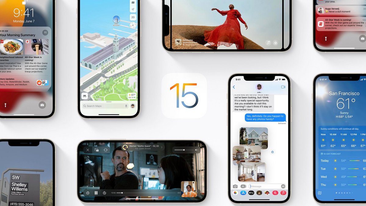 Apple corrige une double faille de sécurité découverte au sein d'iOS 15 © Apple