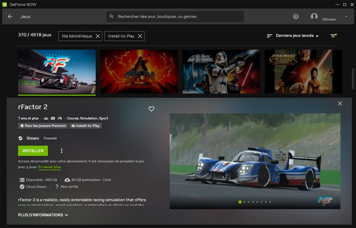 NVIDIA GeForce NOW Install-to-Play