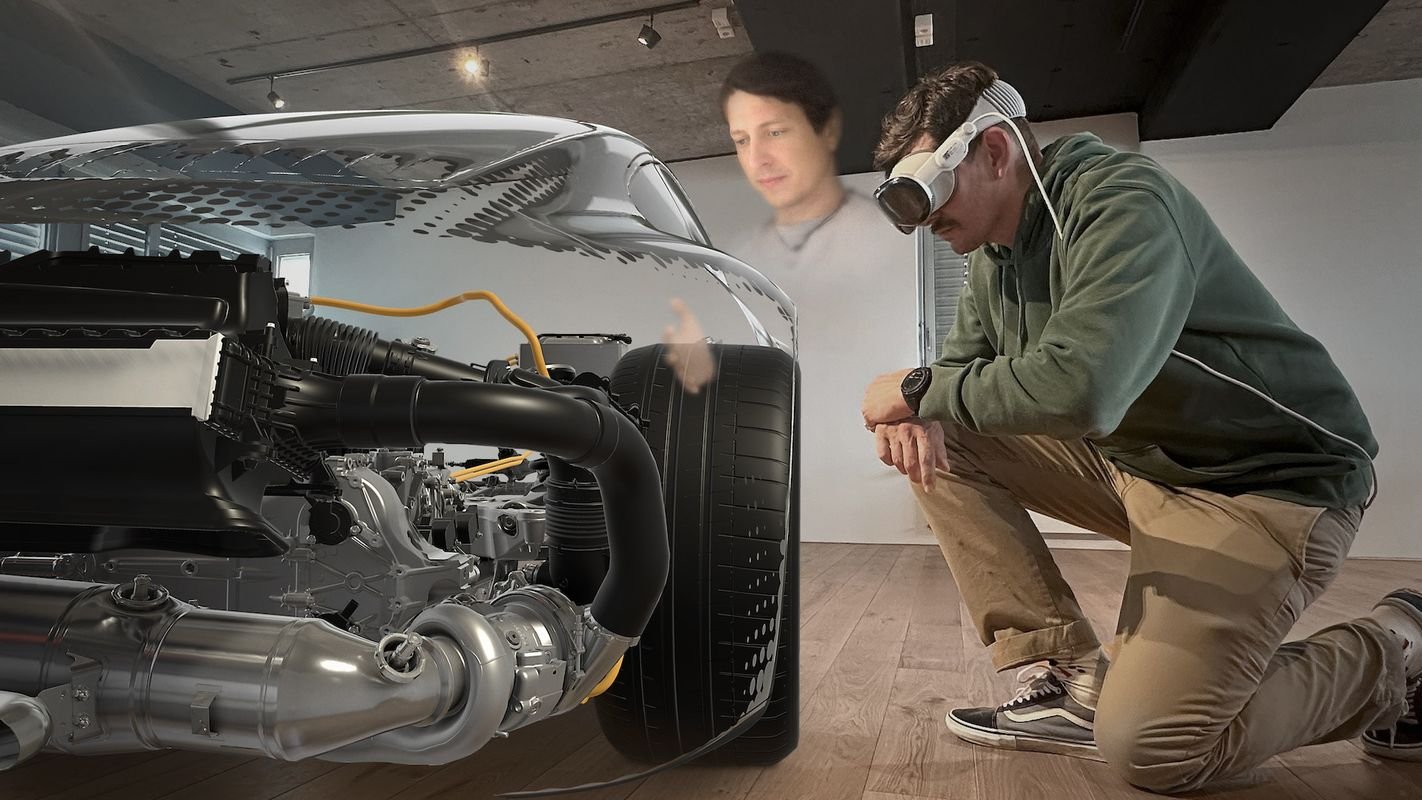 De quoi permettre de décomposer la voiture afin d'en observer ses différents systèmes et composants © Porsche