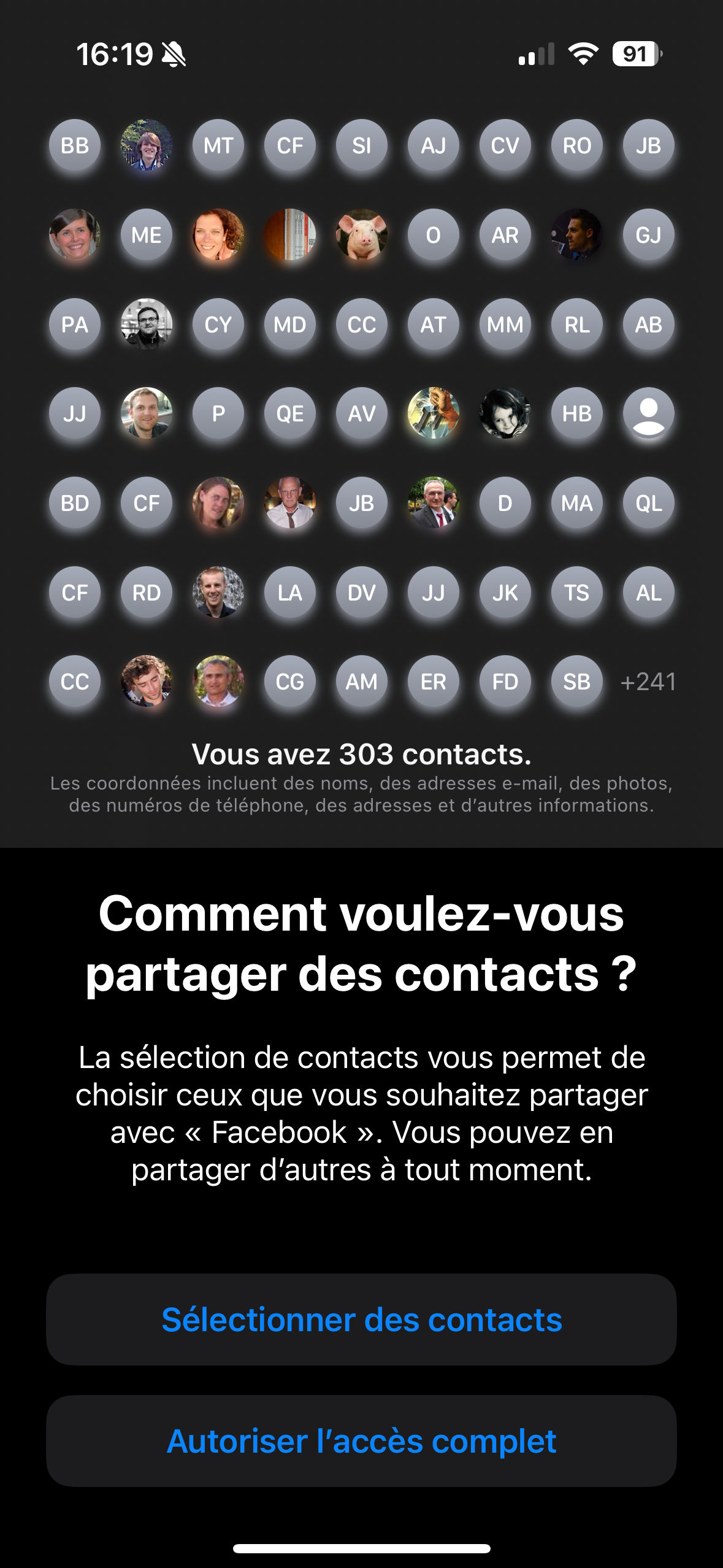 contacts iOS 18