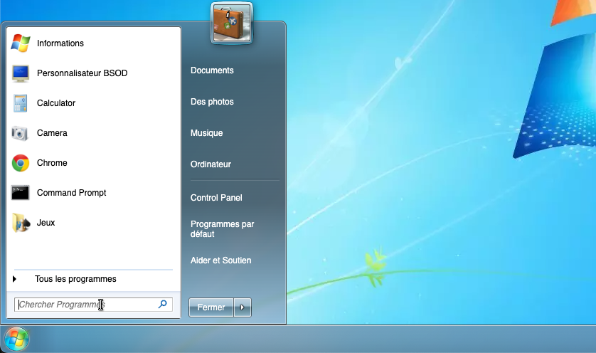 Windows XP modernise le menu Démarrer, puis Vista et 7 donnent un vrai rôle à la barre de recherche. © Clubic