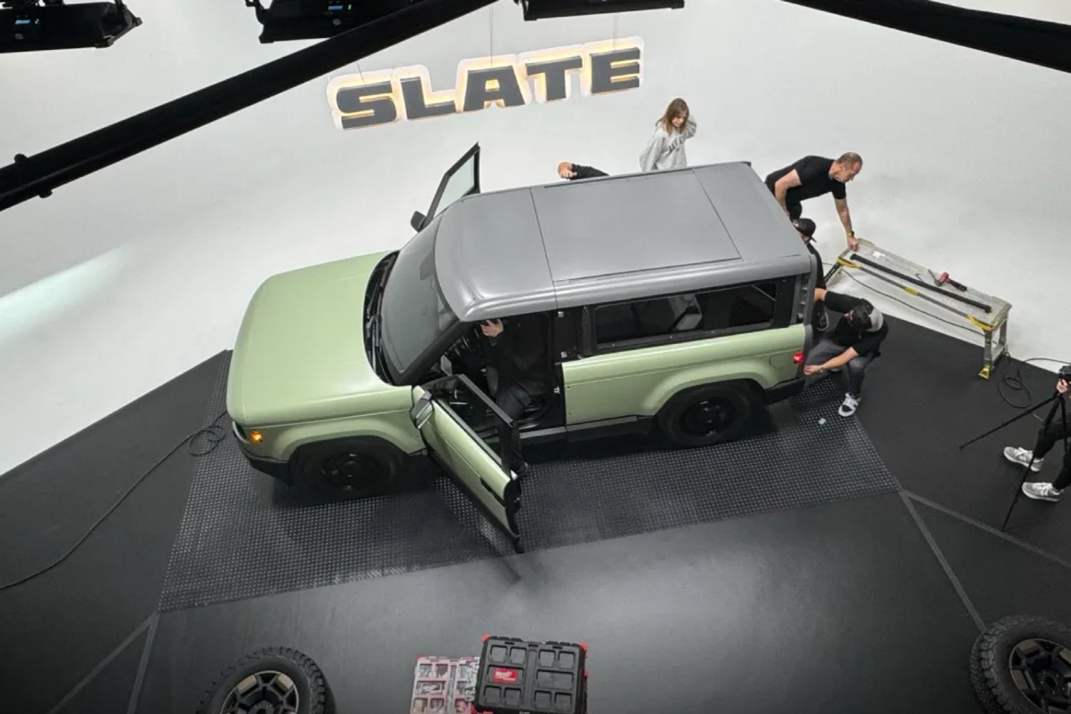 Le véhicule de Slate Auto devenu un SUV. ©Slate Auto