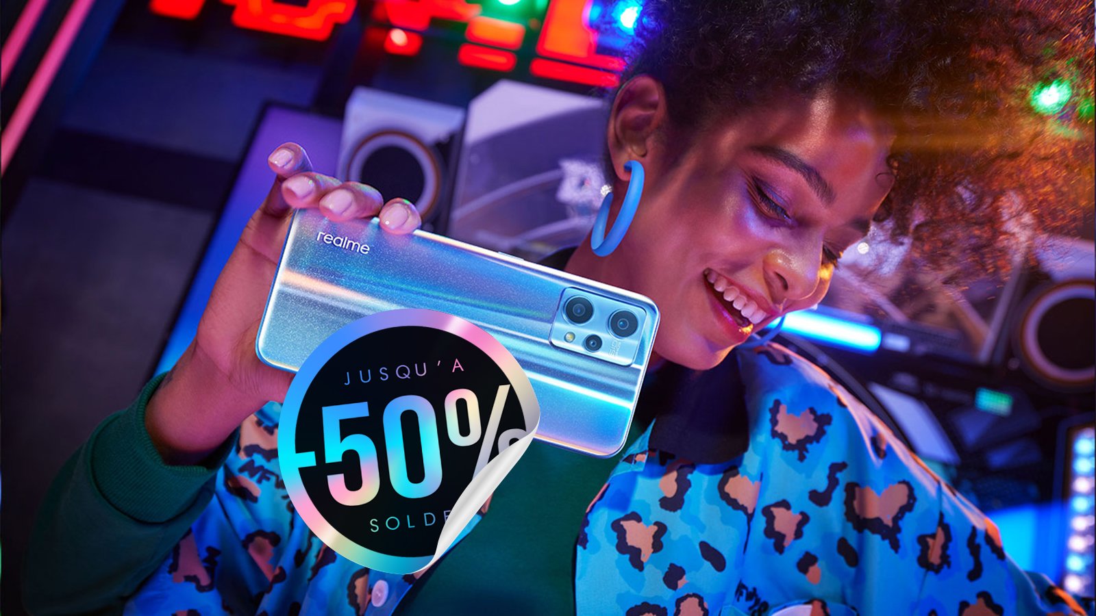 Le smartphone 5G Realme 9 Pro+
