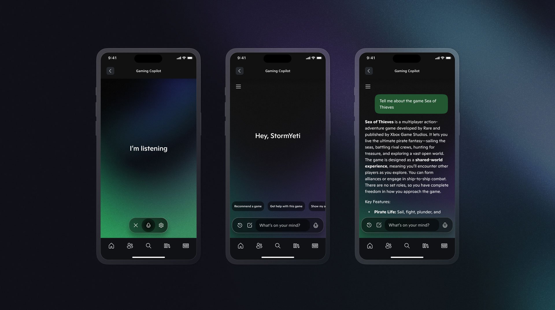 On peut demander à peu près tout et n'importe quoi à Copilot for Gaming. ©Microsoft