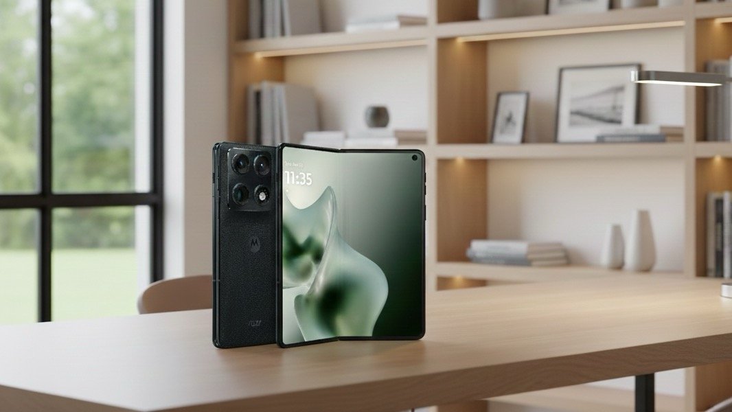 Le Motorola Razr Fold © Motorola (montage Clubic avec Gemini)