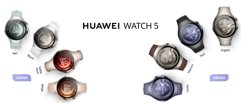 Les différents modèles et coloris ©HUAWEI