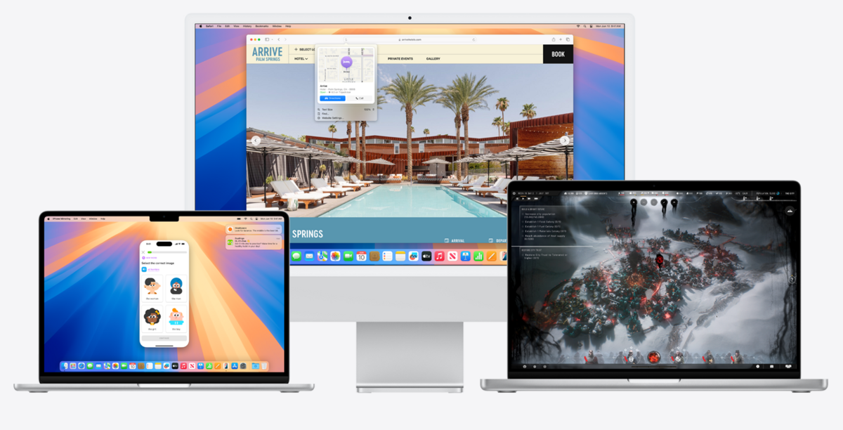 Les Mac compatibles avec macOS Sequoia ©Apple