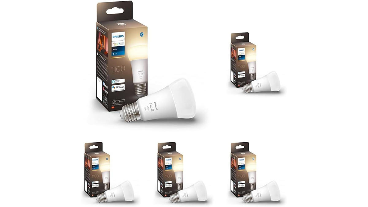 Les 5 ampoules Philips Hue White E27