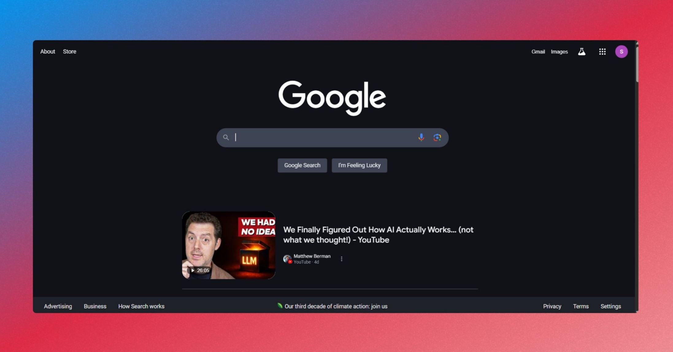 Certains utilisateurs américains ont pu activer une version de test de Google Discover sur PC © SE Roundtable