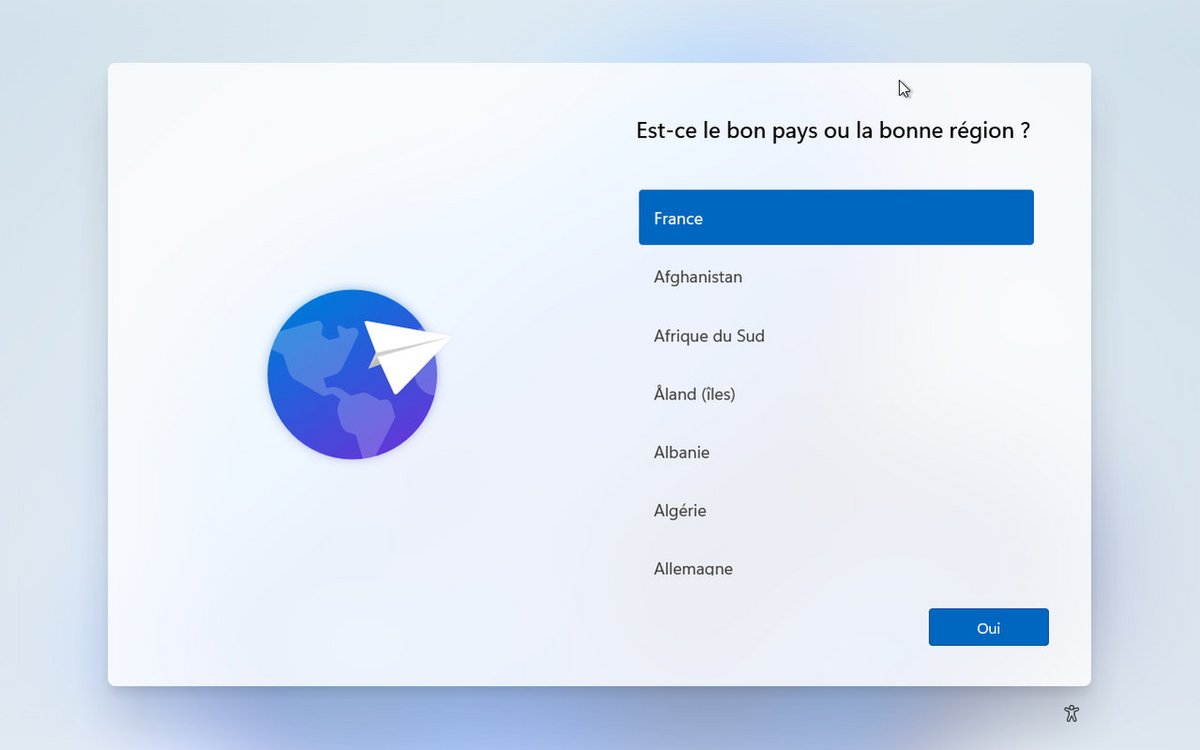 Au premier démarrage de l'AK1PLUS N95, on tombe sur cet écran. ©Nerces pour Clubic