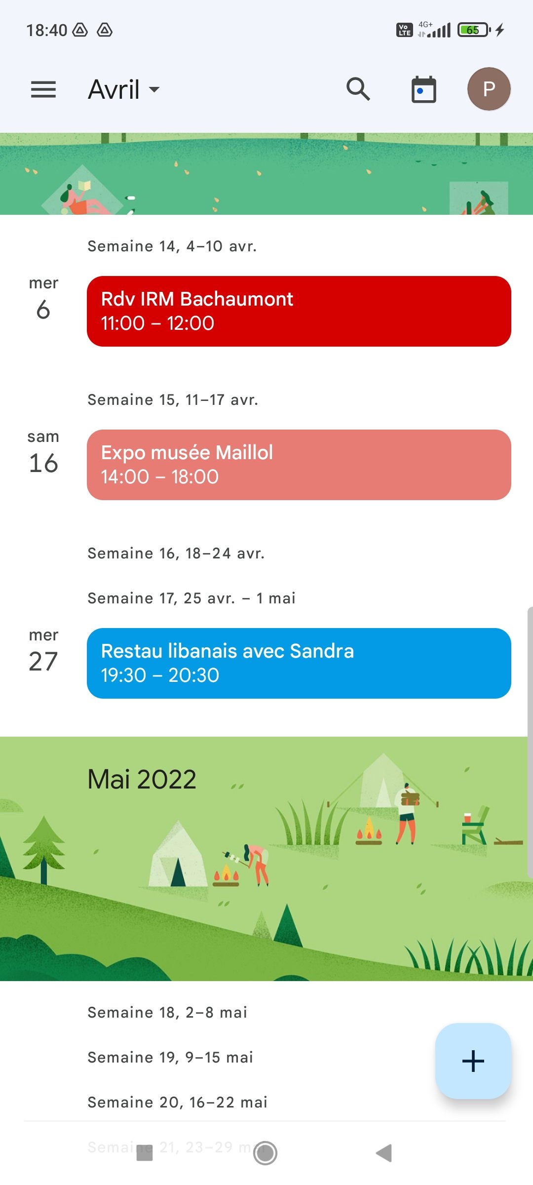 Google Agenda