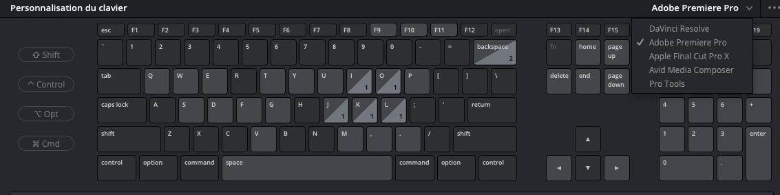 Resolve Keyboard