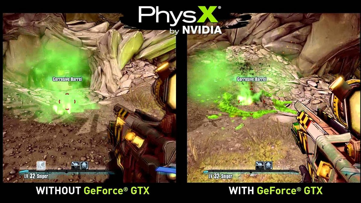 Quand NVIDIA assurait la promotion du PhysX... sur GeForce GTX ! © NVIDIA