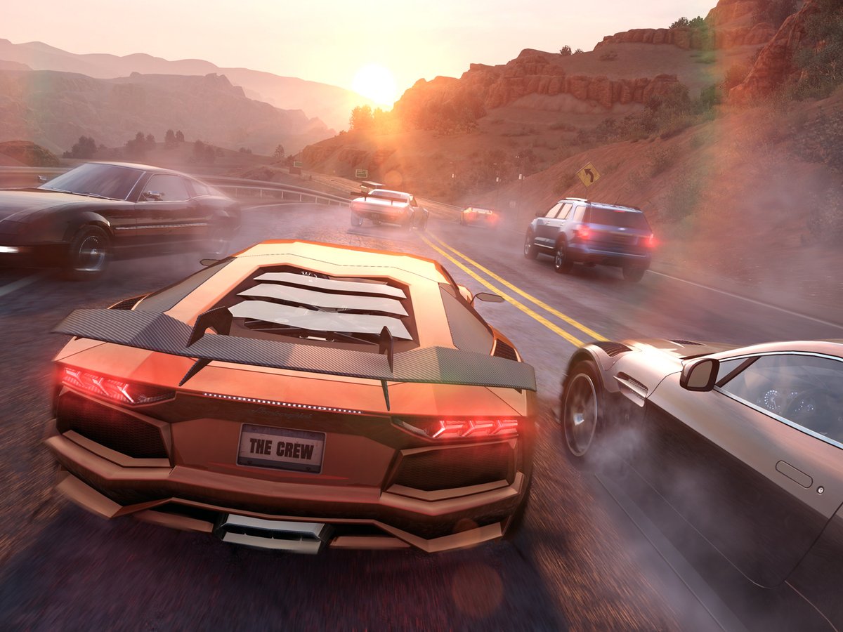 Un visuel du jeu de course The Crew, développé par Ubisoft. © Ubisoft