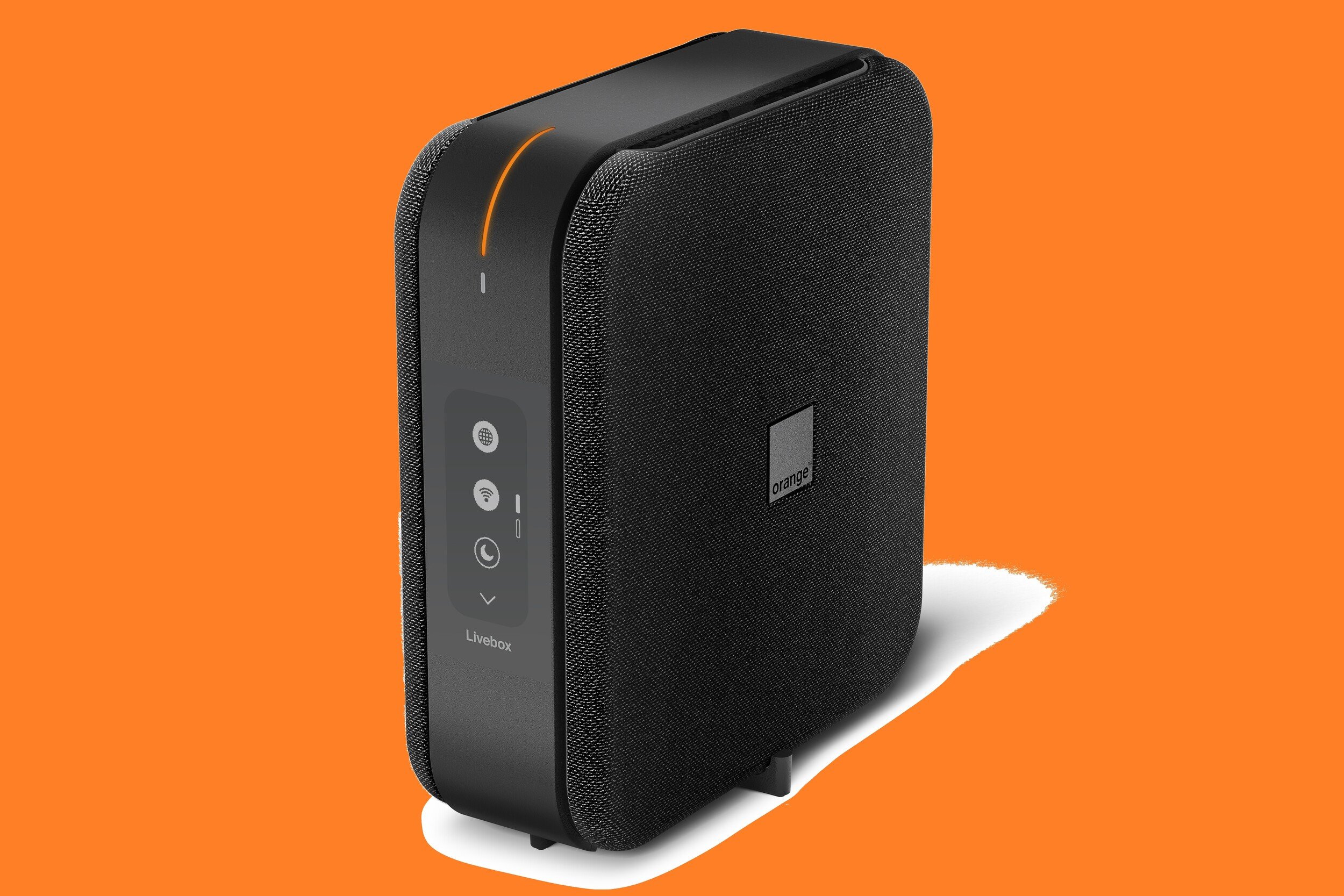 La Livebox 7 d'Orange, qui équipe l'offre Livebox Max Fibre © Orange x Clubic
