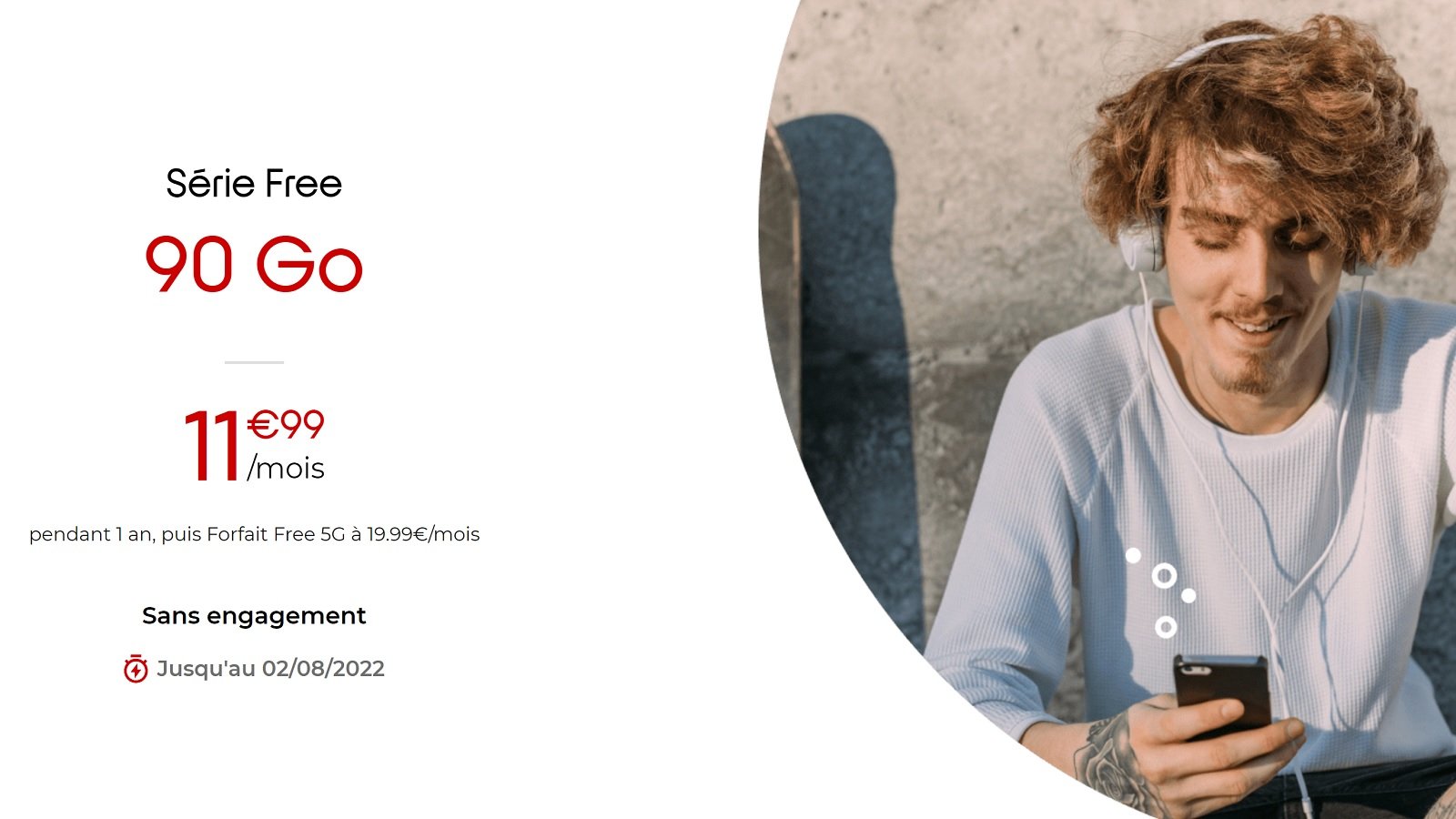 L'offre Free propose une large enveloppe de datas