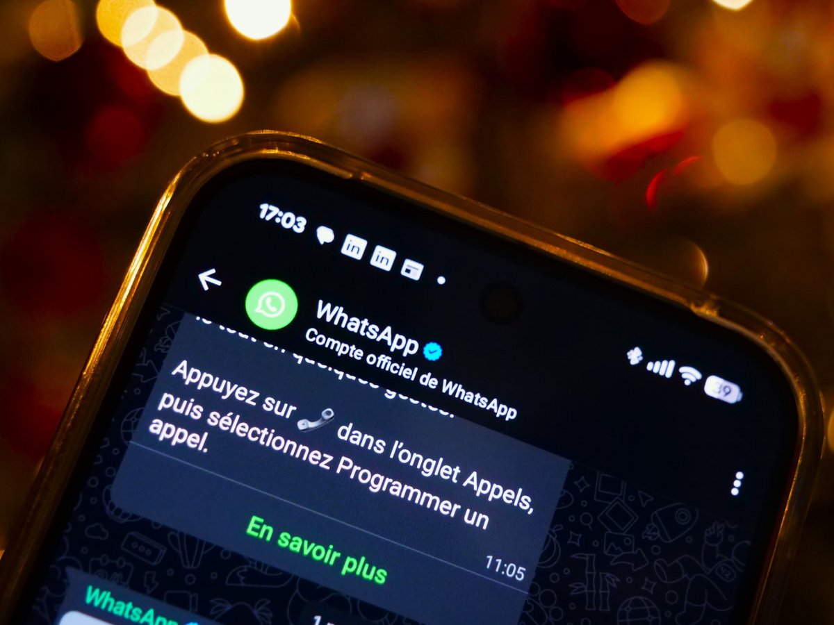 Les hackers exploitent une fonction WhatsApp pour pirater des comptes sans laisser de trace. © Alexandre Boero / Clubic
