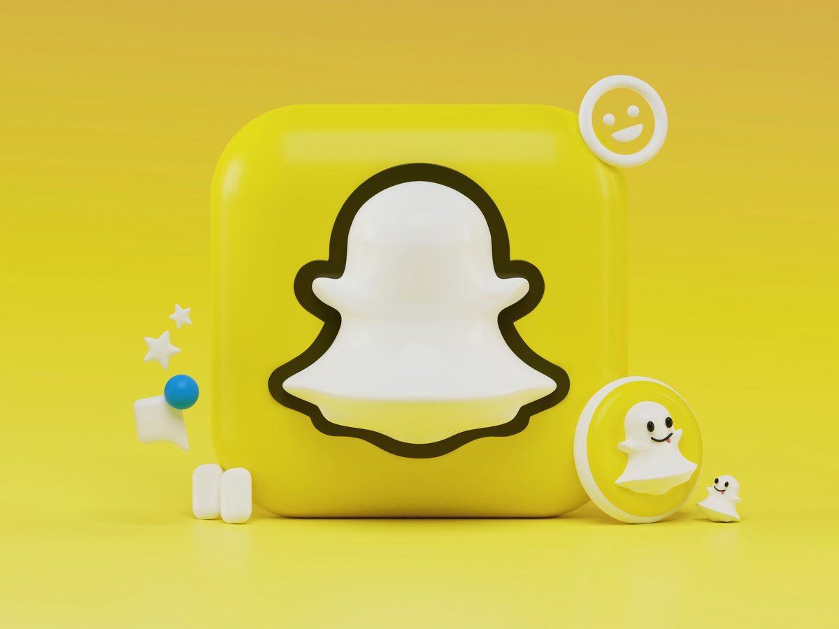 Illustration du logo de Snapchat. © Alexander Shatov / Unsplash 