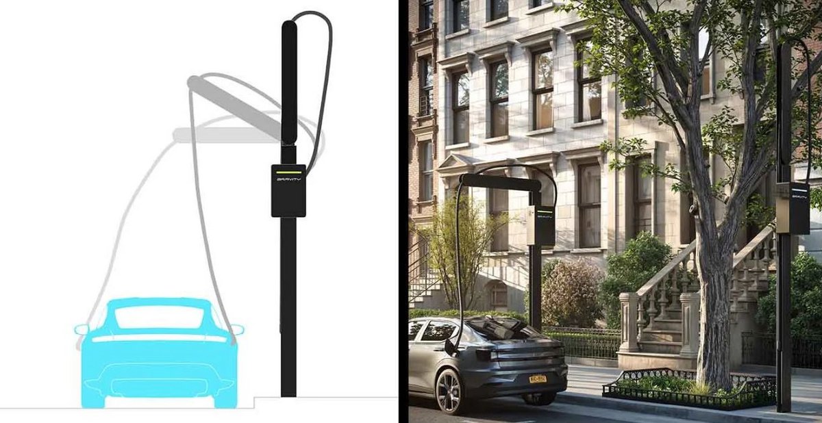 À terme, la société va déployer des "arbres de recharge" dans les rues © Gravity