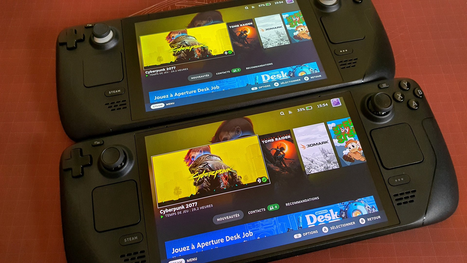 Steam Deck et Steam Deck OLED. © Nerces pour Clubic