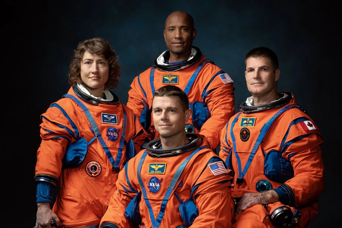Les astronautes de la mission Artemis II. ©NASA