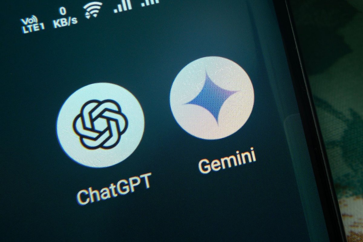 ChatGPT et Gemini ne racontent pas la même histoire aux utilisateurs. © Bangla press / Shutterstock