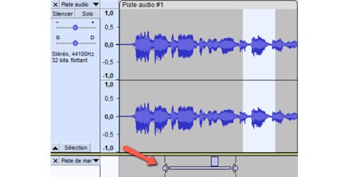 Audacity Nouvelle piste comment diviser