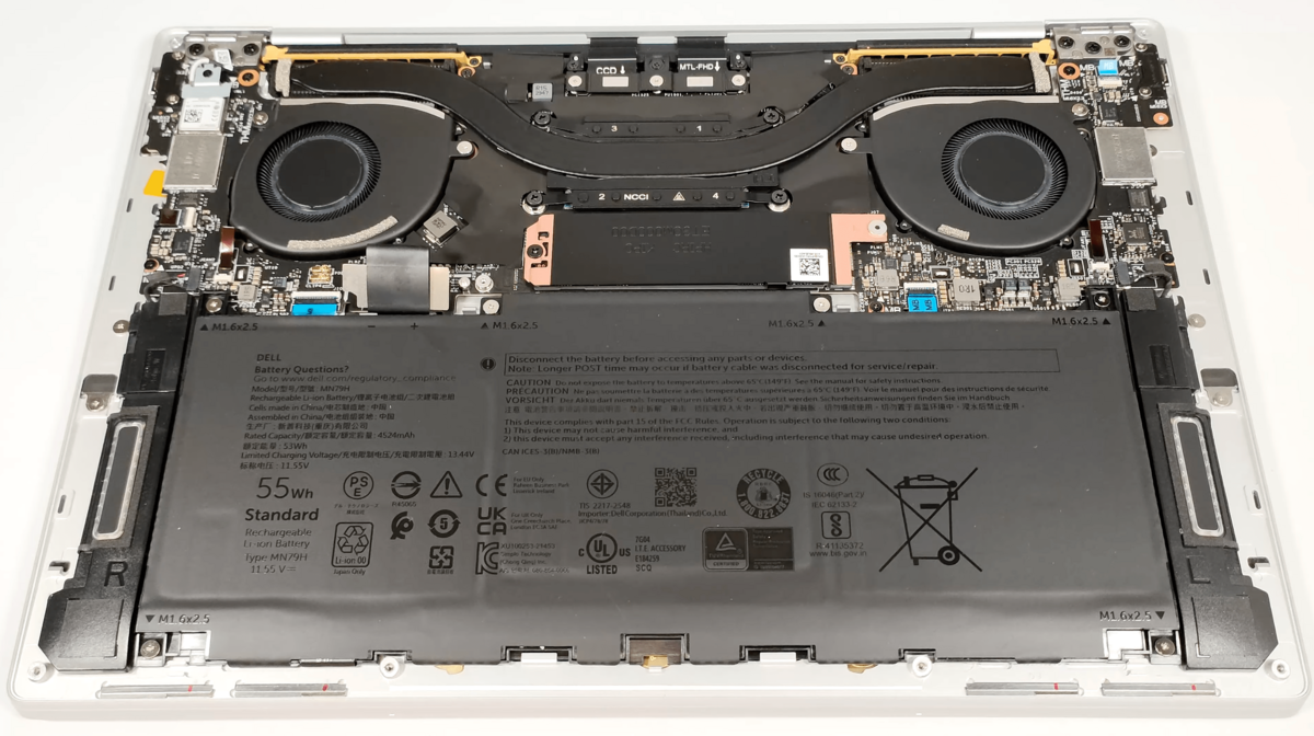 Un accès à la batterie et au SSD, rien d'autre © LaptopMedia