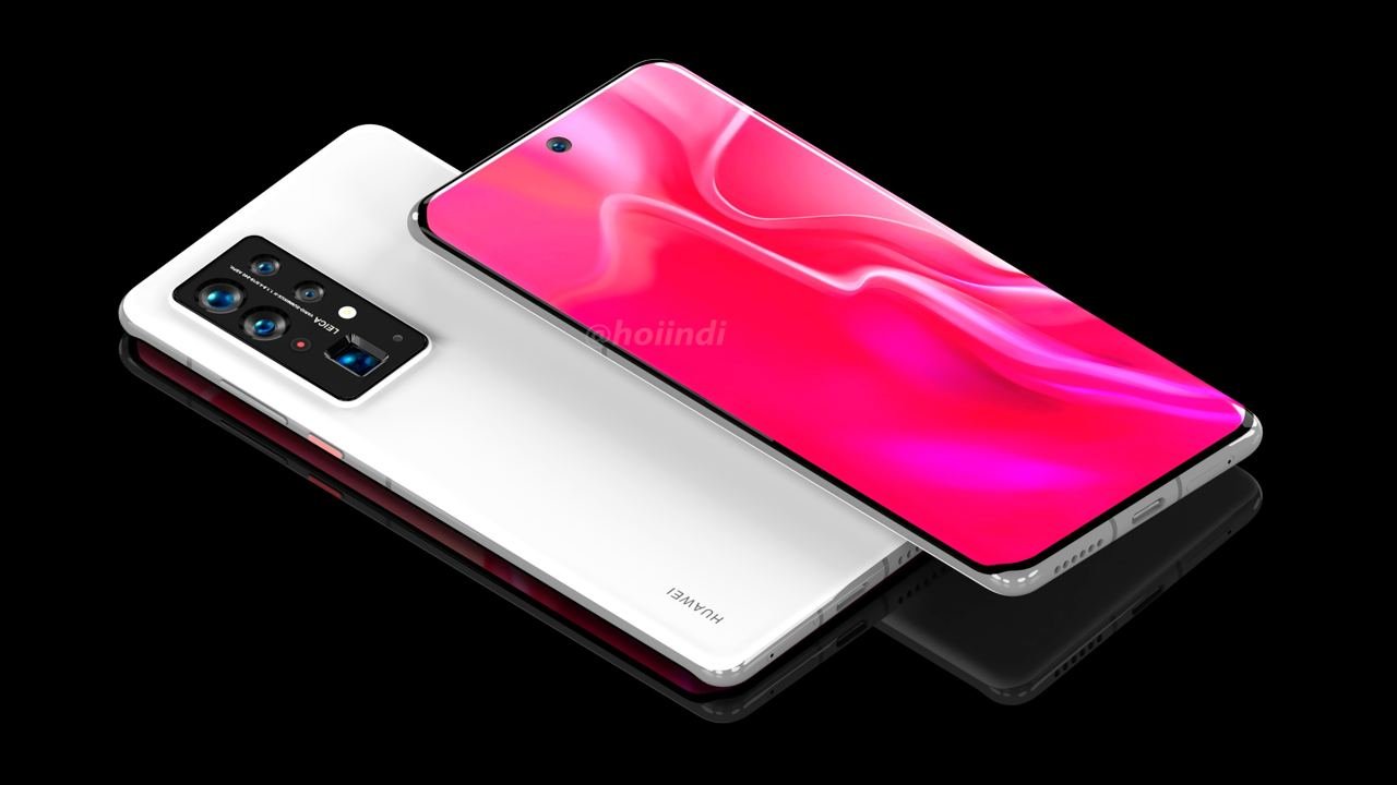 Visuel en fuite du Huawei P50 ©hoiindi/Weibo