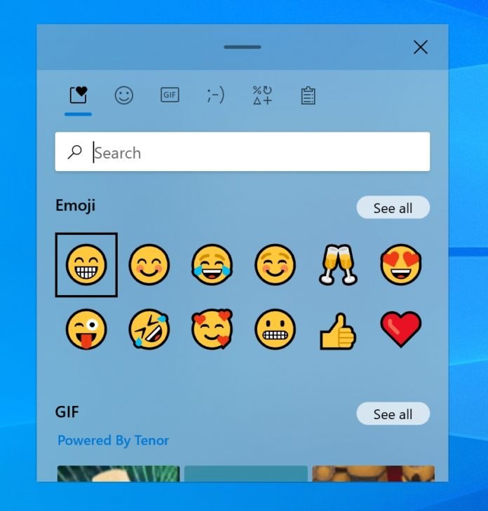 W10 emoji