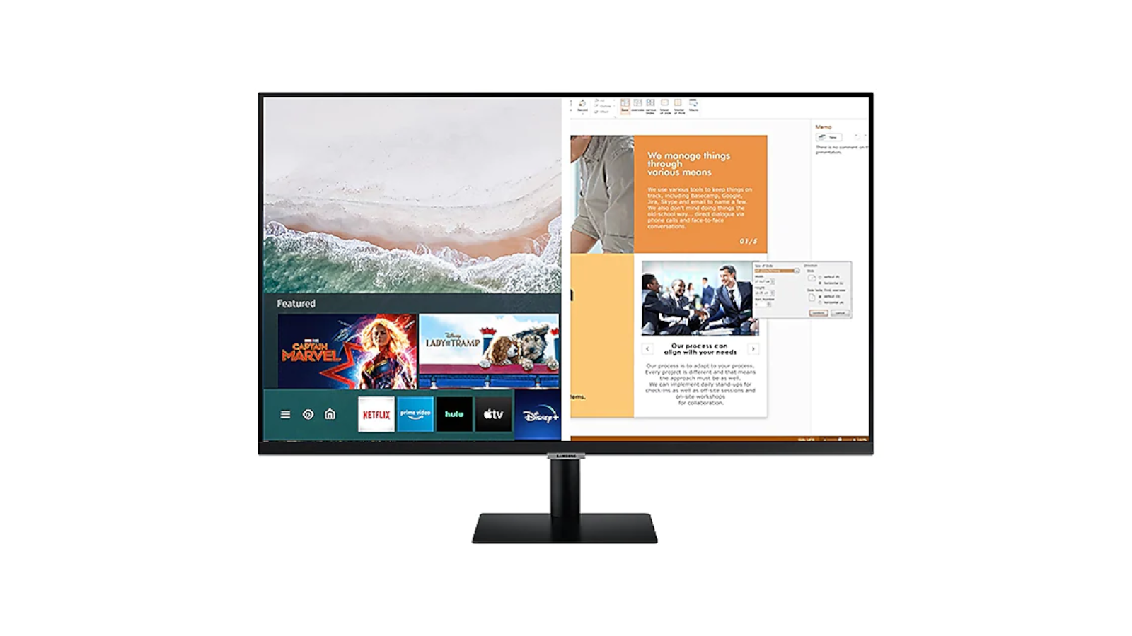 Le Samsung Smart Monitor M5