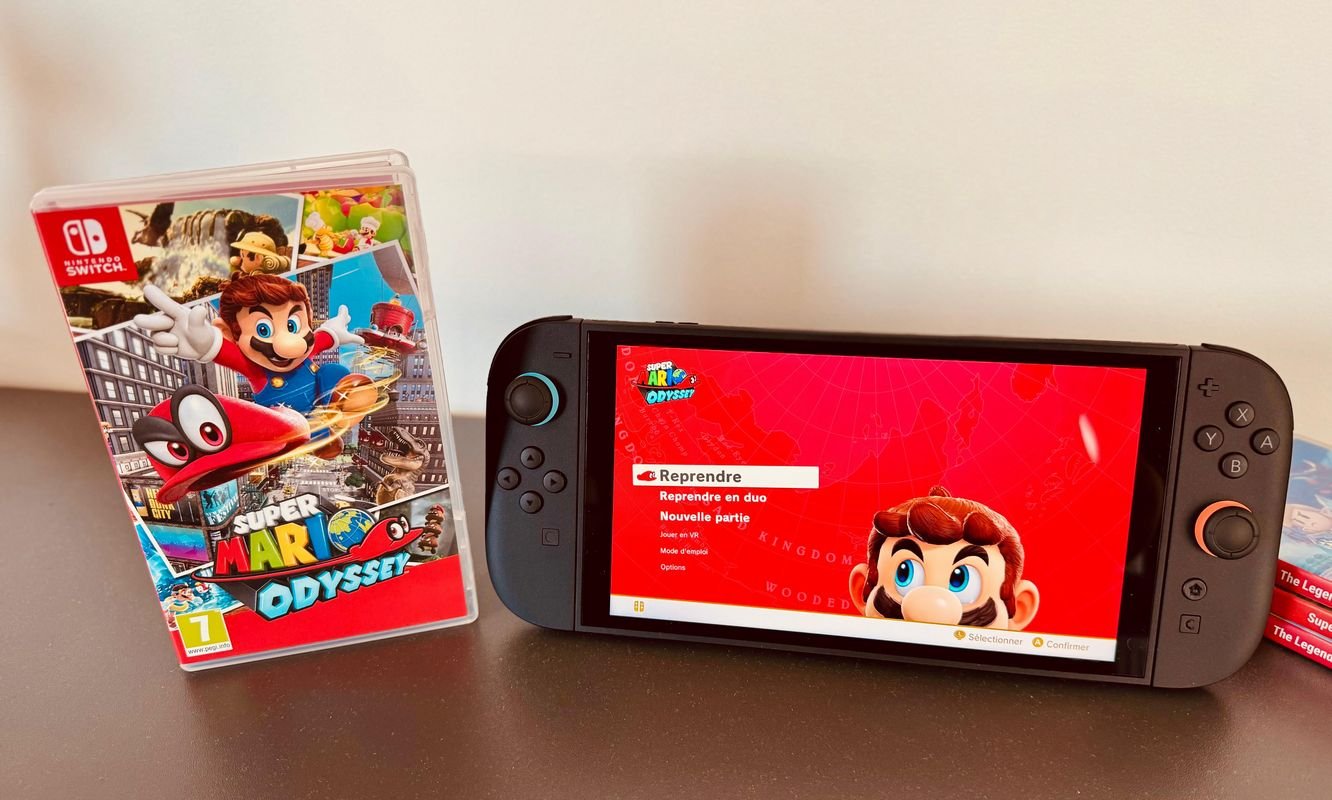 Super Mario Odyssey se fait encore plus jubilatoire sur Nintendo Switch 2. ©Stéphane Ficca / Clubic