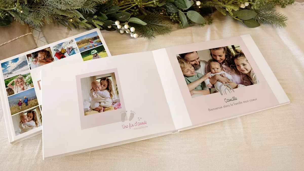 Offrez vos souvenirs en cadeau avec les livres photo CEWE pour Noël