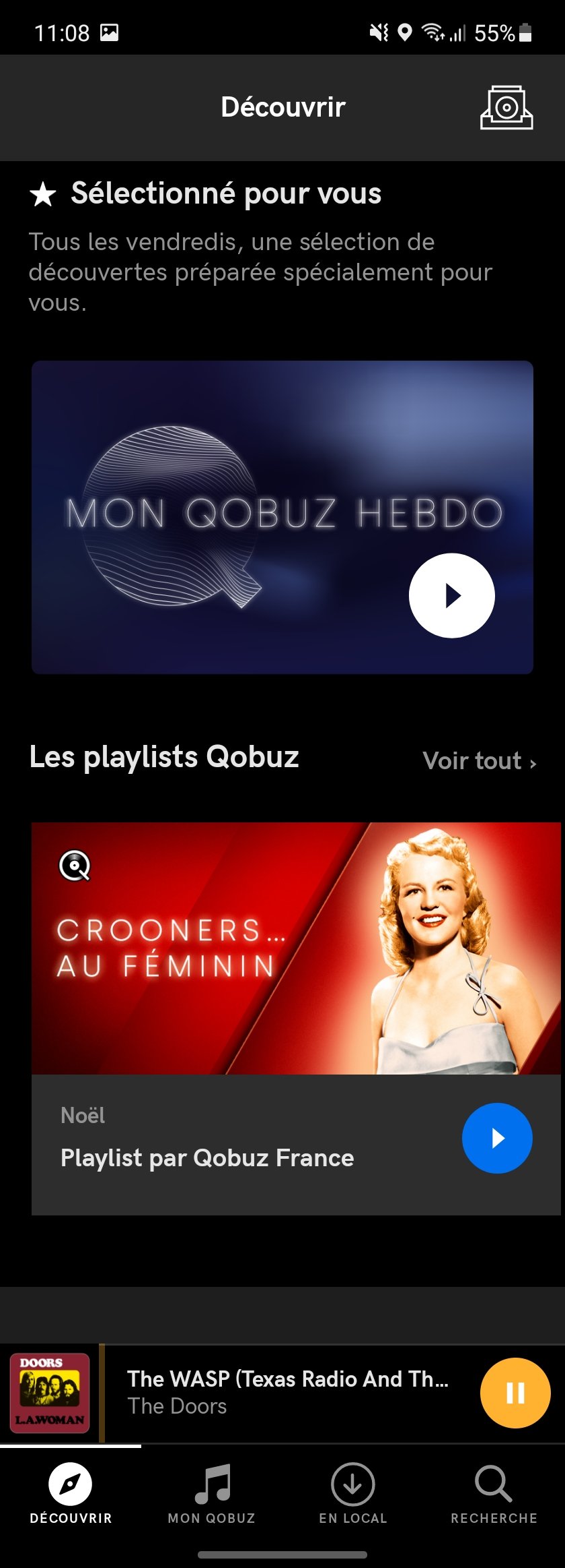 Qobuz - Des sélections et playlists