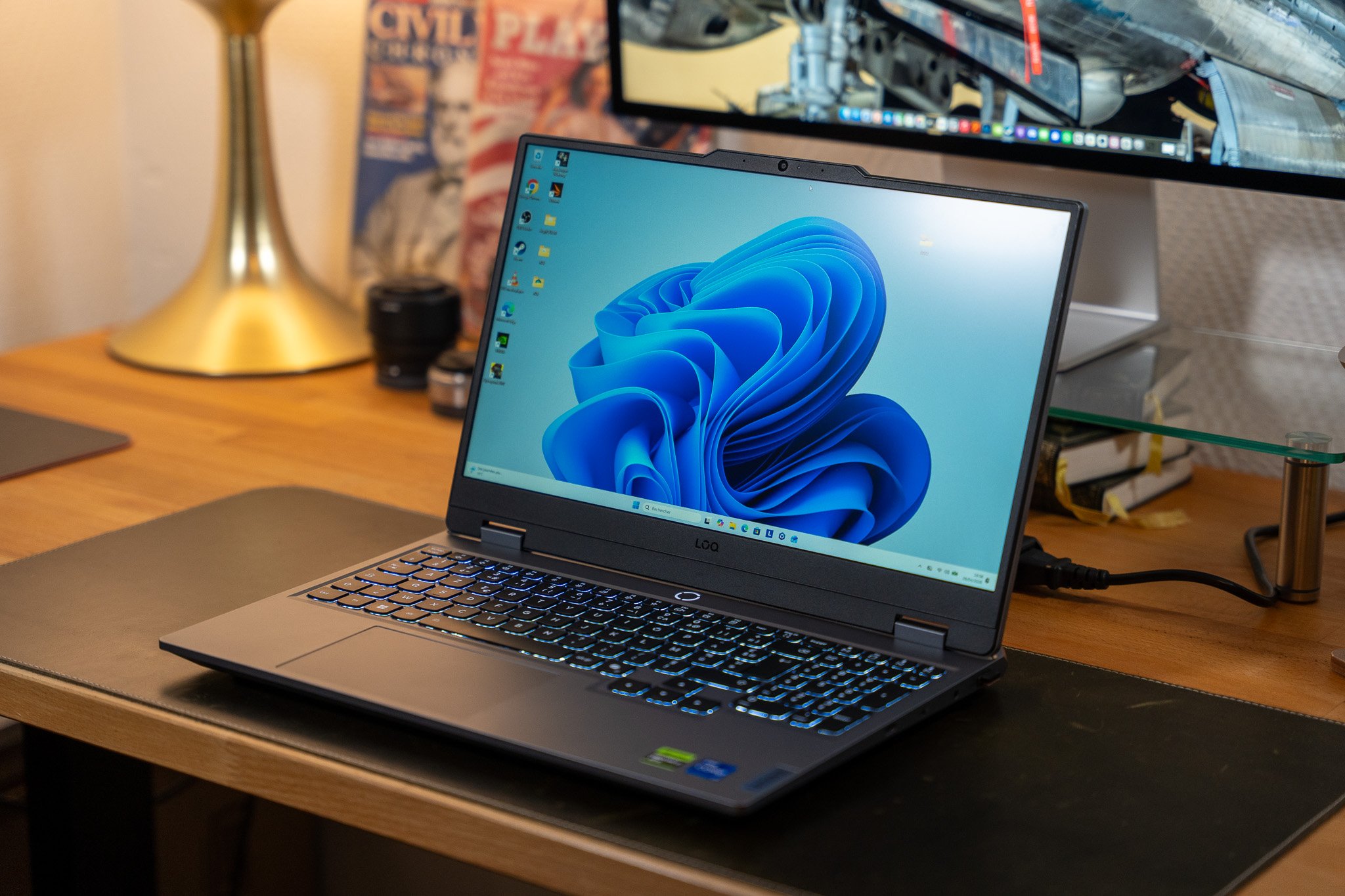 Le Lenovo LOQ 15i Gen 10. © Nathan Le Gohlisse pour Clubic