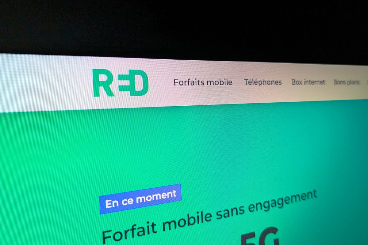 Le site internet RED by SFR © Alexandre Boero / Clubic