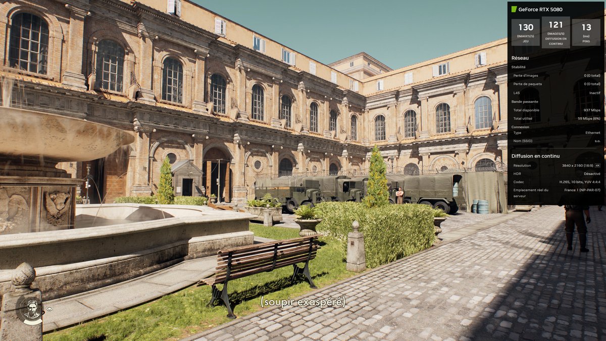 Indiana Jones et le Cercle Ancien, tout à fond avec le ray tracing complet en 4K. © Colin Golberg
