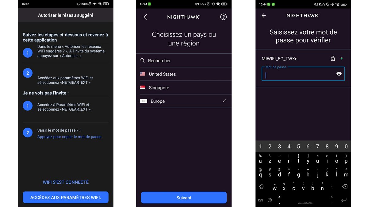 L'utilisateur est bien guidé par l'application © Alexandre Schmid pour Clubic