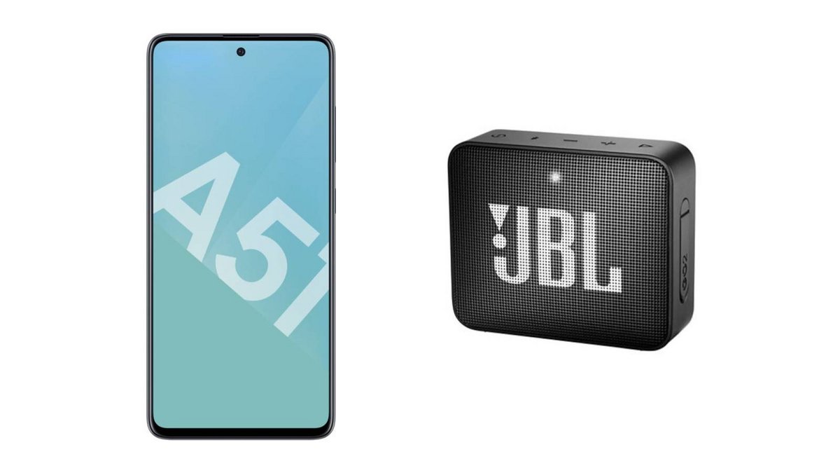 Samsung Galaxy A51 + enceinte JBL GO 2