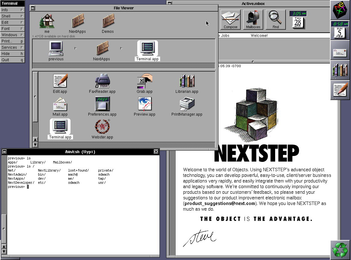 NeXSTep © The Virtual OS Museum