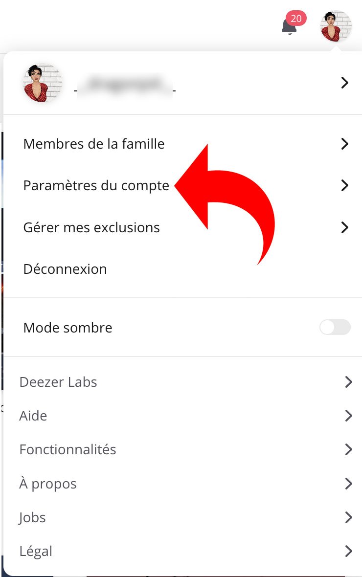 Deezer résiliation