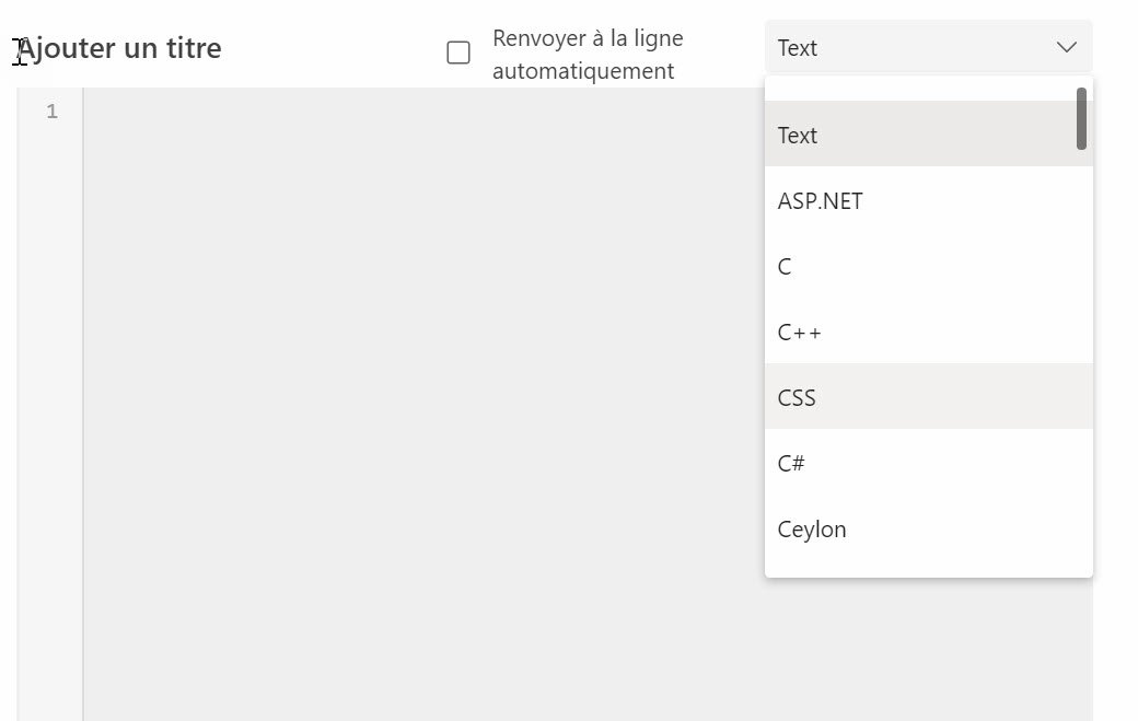 Microsoft Teams Traitement de texte