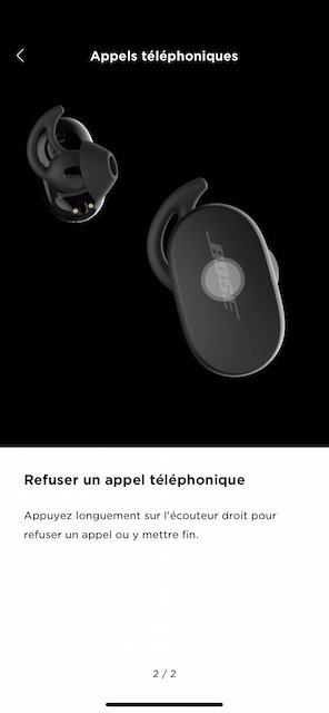 Bose QC Earbuds - téléphone 1