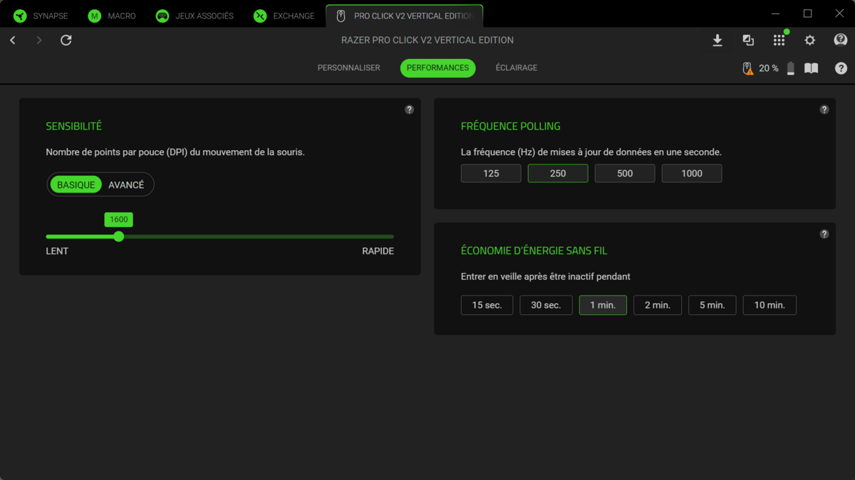Razer Pro Click V2 Vertical Edition