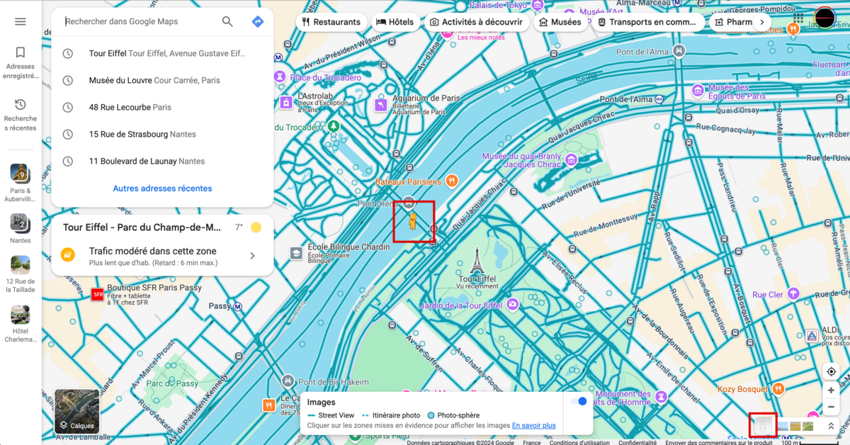 Activez le mode Street View © Clubic