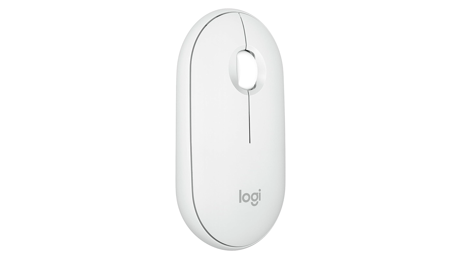 La petite souris sans-fil Logitech Pebble Mouse 2 M350s, ambidextre et multidispositif