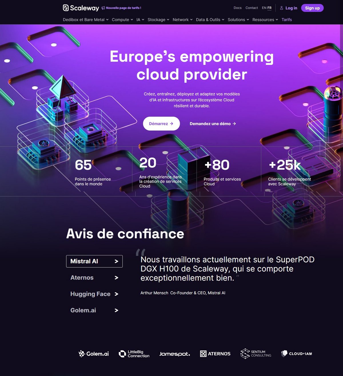 Hebergement multi-cloud Scaleway : datacenters écologiques et français