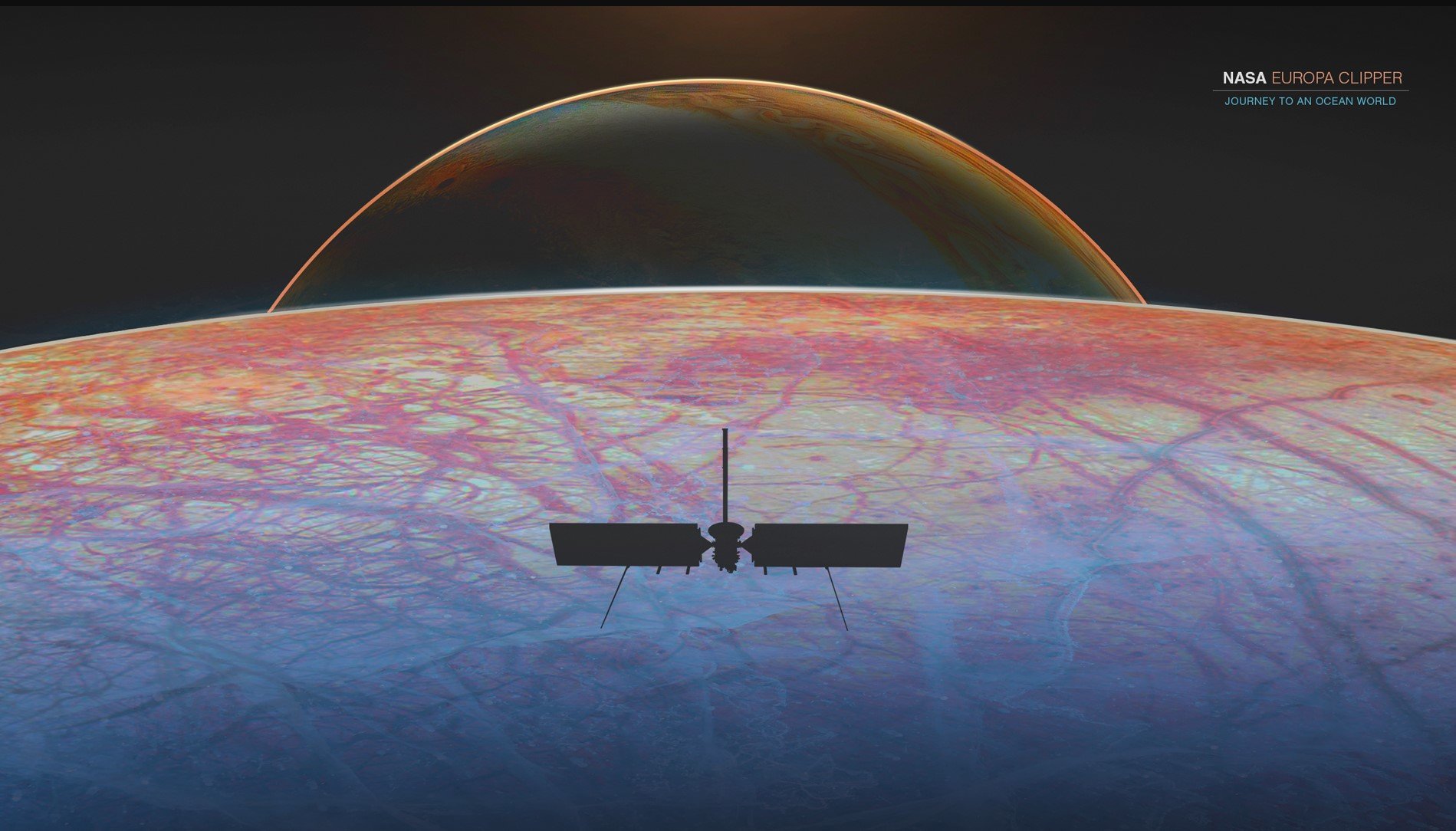 Poster de la mission Europa Clipper © NASA / JPL-Caltech