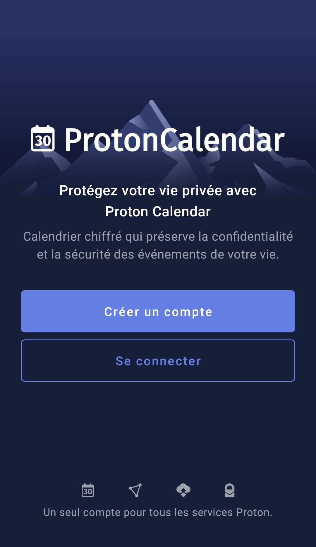 créer un compte proton calendar