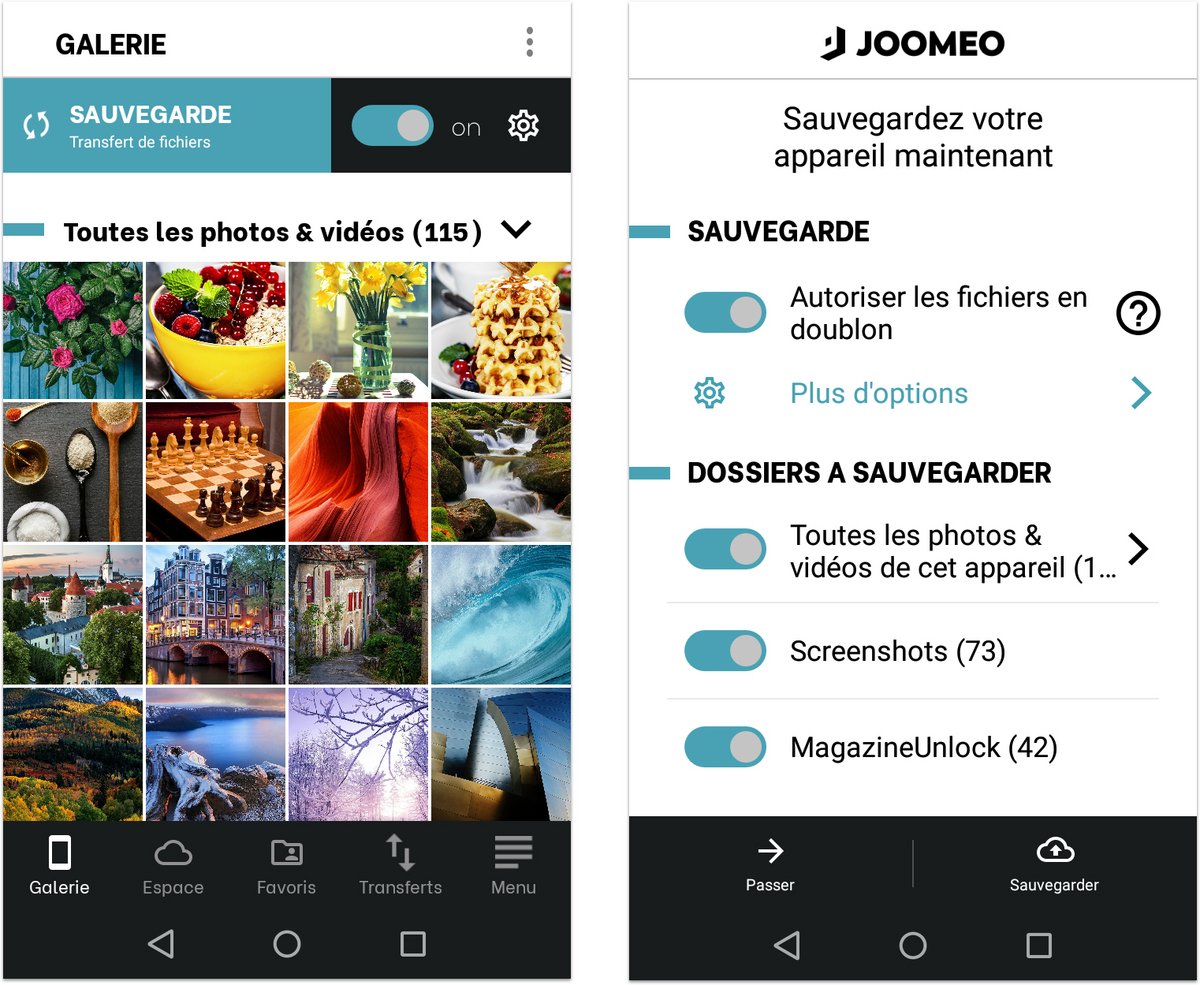 Joomeo - Galerie photos et paramètres - @ Joomeo